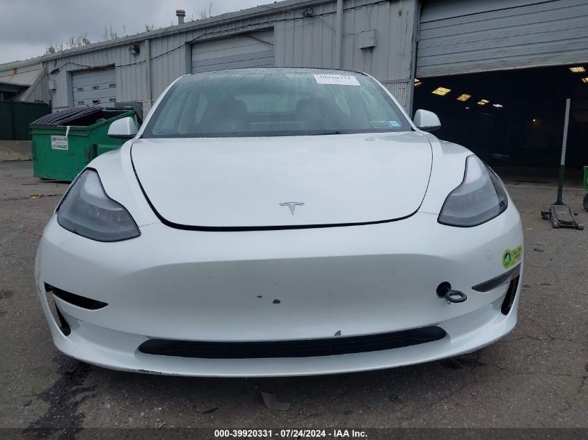 2023 Tesla Model 3 Long Range Dual Motor All-Wheel Drive VIN: 5YJ3E1EB8PF592161 Lot: 39920331