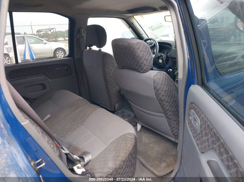 2001 Nissan Xterra Xe/Se VIN: 5N1ED28T51C522137 Lot: 39920348