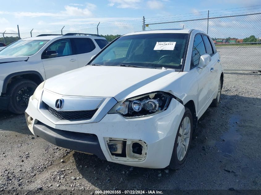 2011 Acura Rdx VIN: 5J8TB2H29BA006032 Lot: 39920355