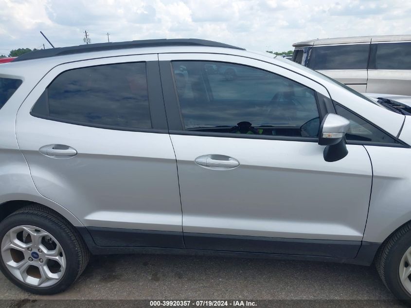 2021 Ford Ecosport Se VIN: MAJ3S2GE2MC455916 Lot: 39920357