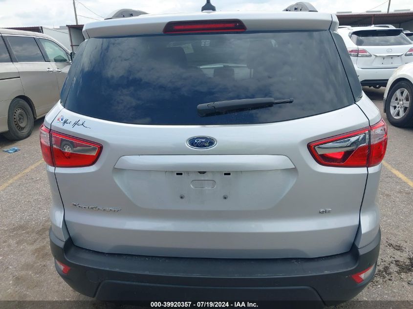 2021 Ford Ecosport Se VIN: MAJ3S2GE2MC455916 Lot: 39920357