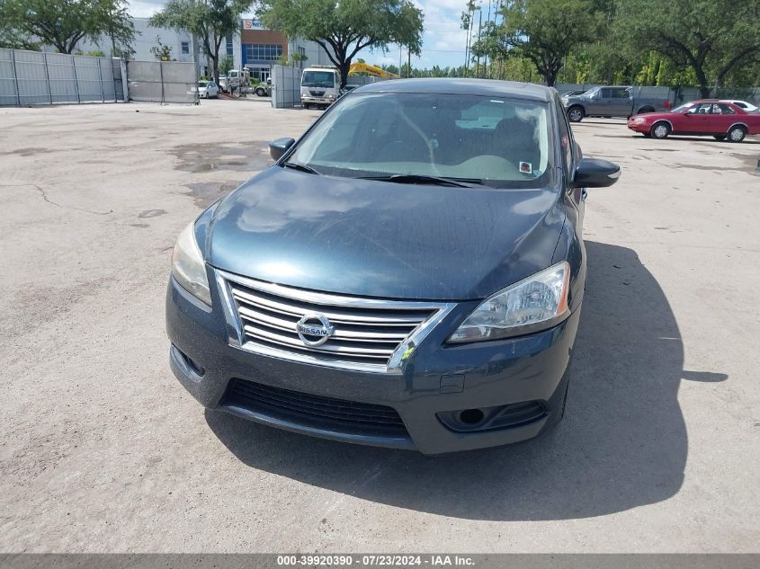 2013 Nissan Sentra Sl VIN: 3N1AB7AP2DL612117 Lot: 39920390