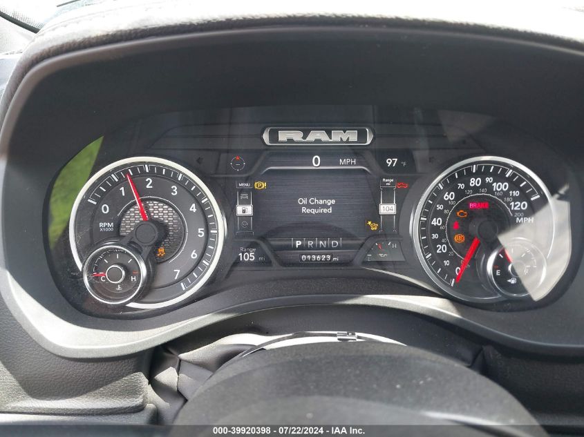 2024 Ram 1500 Laramie 4X2 5'7 Box VIN: 1C6RREJT9RN219663 Lot: 39920398