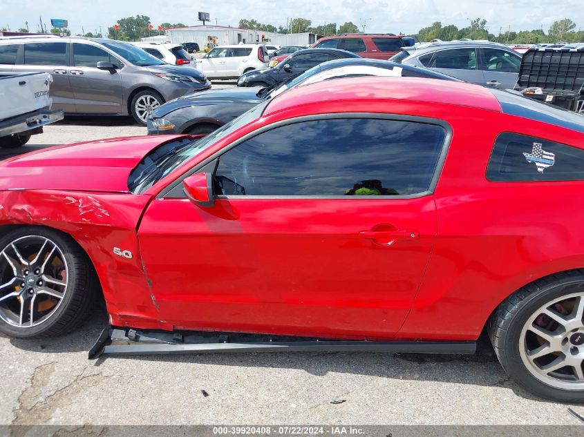 2012 Ford Mustang Gt VIN: 1ZVBP8CF5C5247201 Lot: 39920408