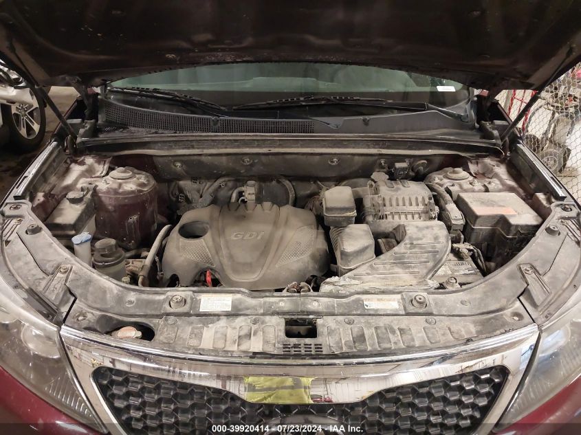 2012 Kia Sorento Lx VIN: 5XYKT3A69CG292217 Lot: 39920414