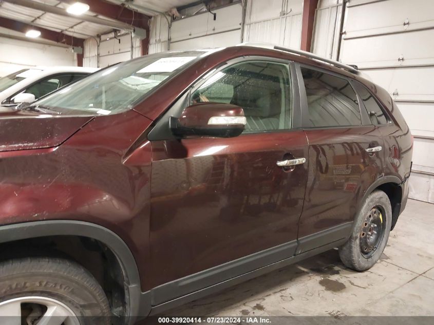 2012 Kia Sorento Lx VIN: 5XYKT3A69CG292217 Lot: 39920414