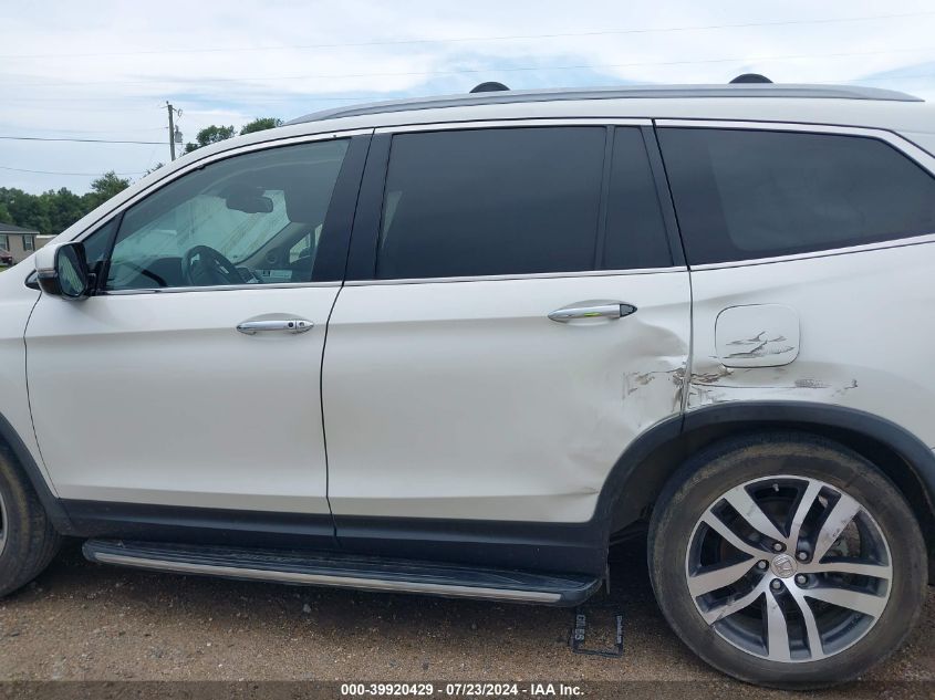 2018 Honda Pilot Touring VIN: 5FNYF6H94JB019984 Lot: 39920429