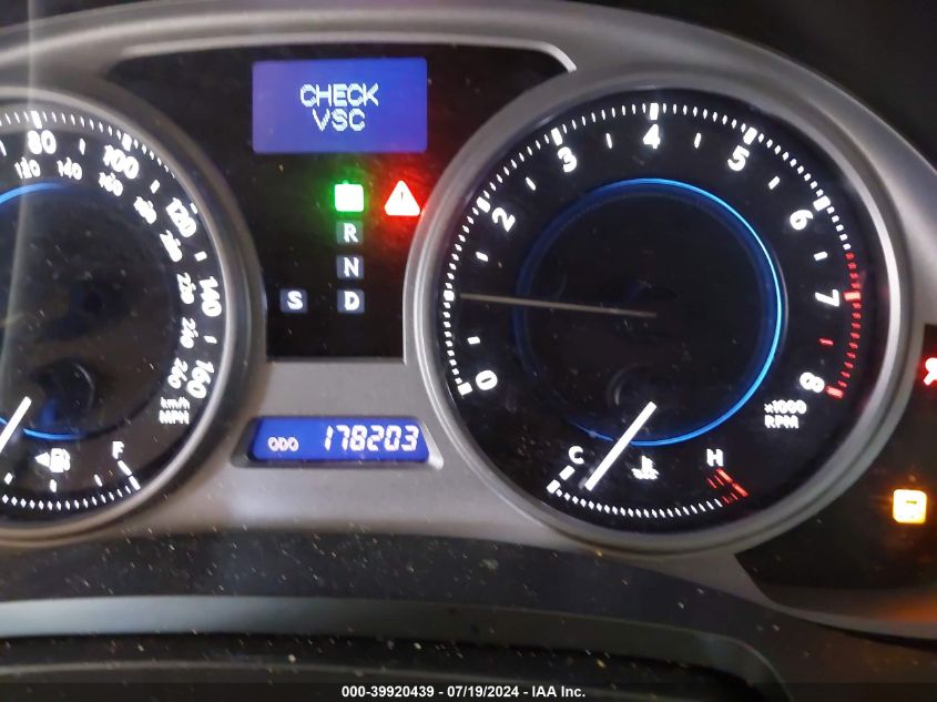 2007 Lexus Is 250 VIN: JTHCK262272016158 Lot: 39920439