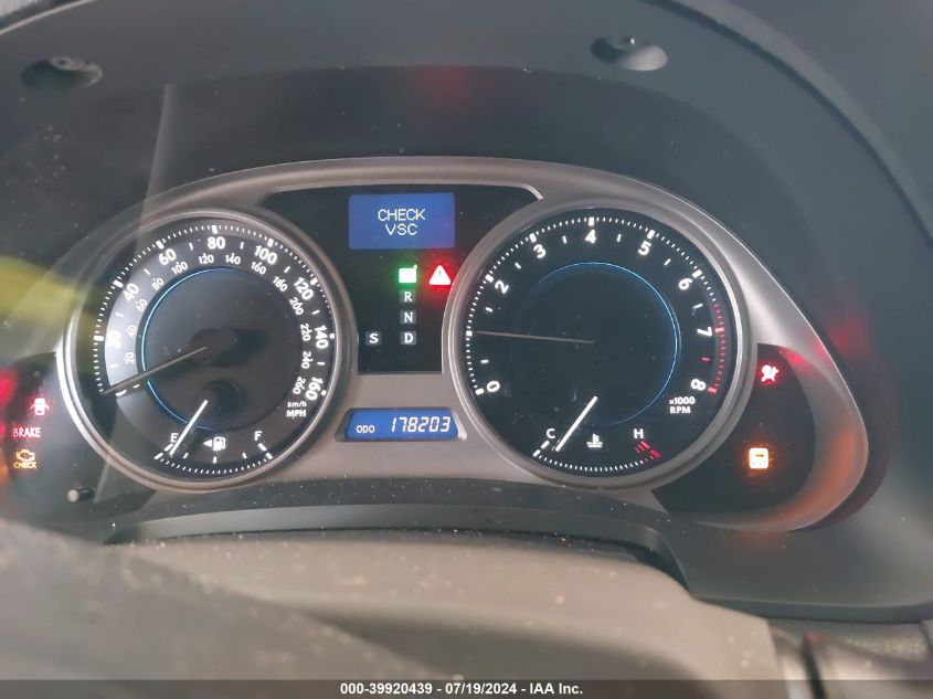 2007 Lexus Is 250 VIN: JTHCK262272016158 Lot: 39920439