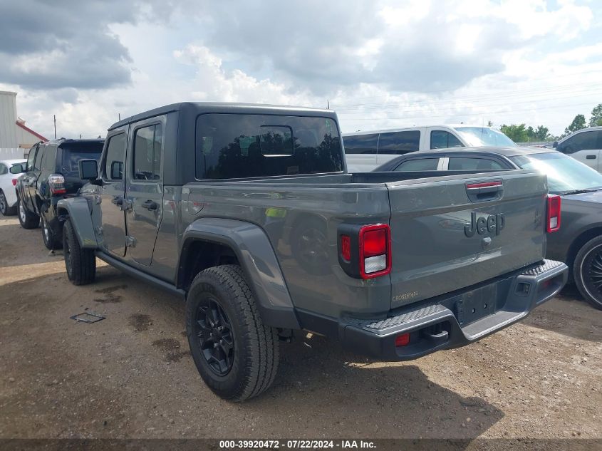 2022 Jeep Gladiator Willys 4X4 VIN: 1C6HJTAGXNL142723 Lot: 39920472