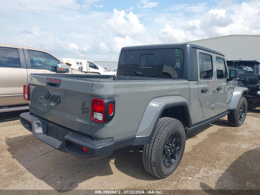 2022 Jeep Gladiator Willys 4X4 VIN: 1C6HJTAGXNL142723 Lot: 39920472