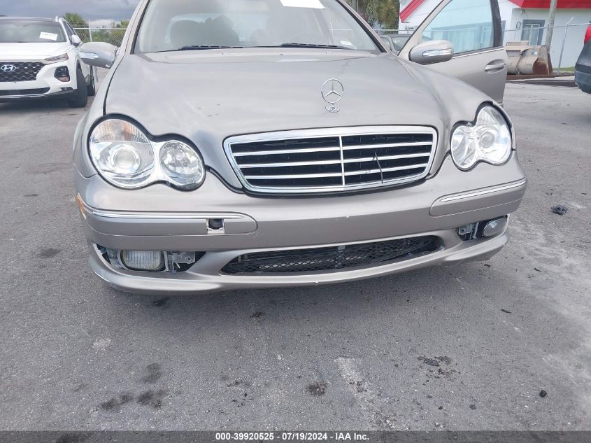 WDBRF52H07E023344 | 2007 MERCEDES-BENZ C 230