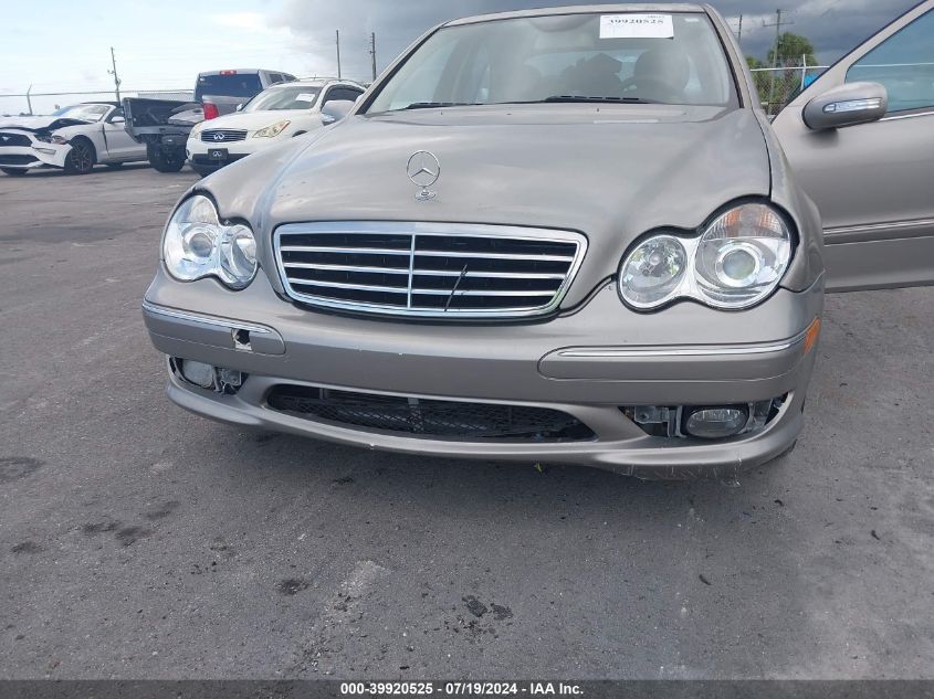 2007 Mercedes-Benz C 230 Sport VIN: WDBRF52H07E023344 Lot: 39920525