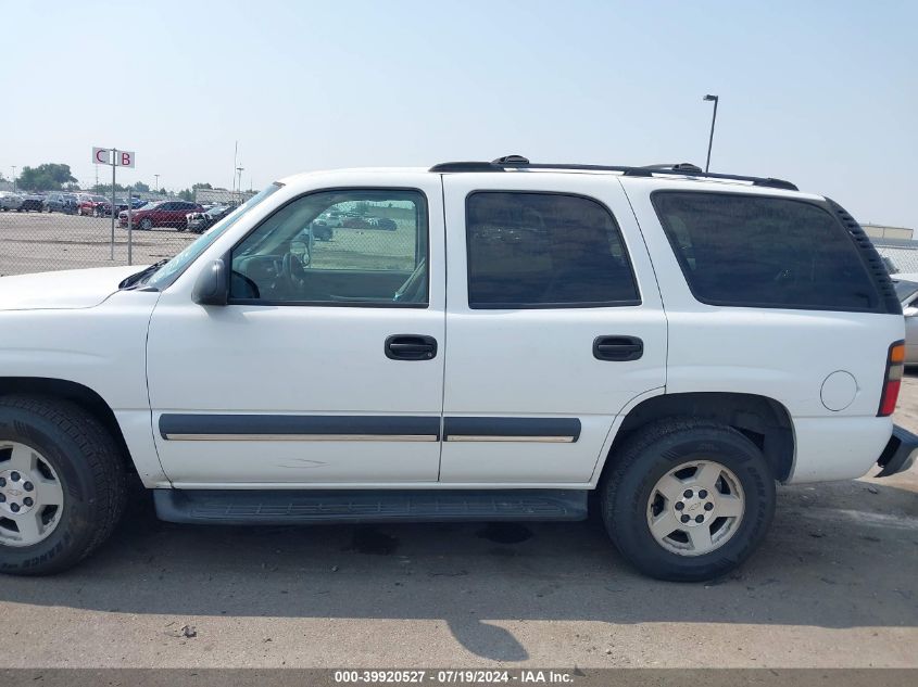 2004 Chevrolet Tahoe Ls VIN: 1GNEC13V64J158487 Lot: 39920527