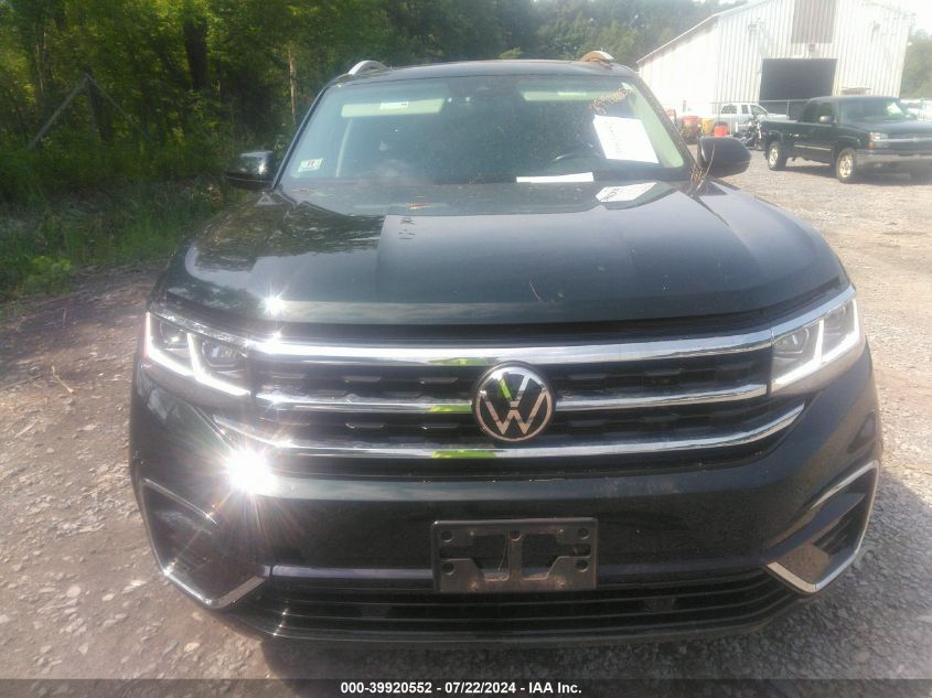 2022 Volkswagen Atlas 3.6L V6 Sel R-Line VIN: 1V2AR2CA0NC505907 Lot: 39920552