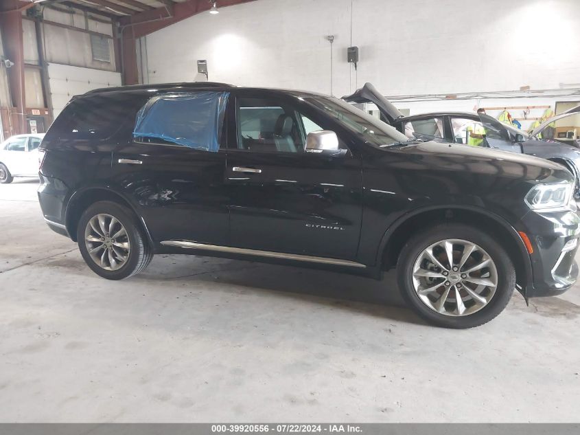 2022 Dodge Durango Citadel Awd VIN: 1C4RDJEG1NC159834 Lot: 39920556