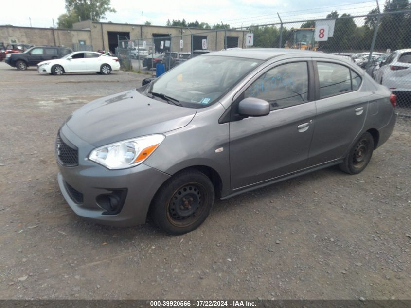 2020 Mitsubishi Mirage G4 Es VIN: ML32F3FJ7LHF00418 Lot: 39920566