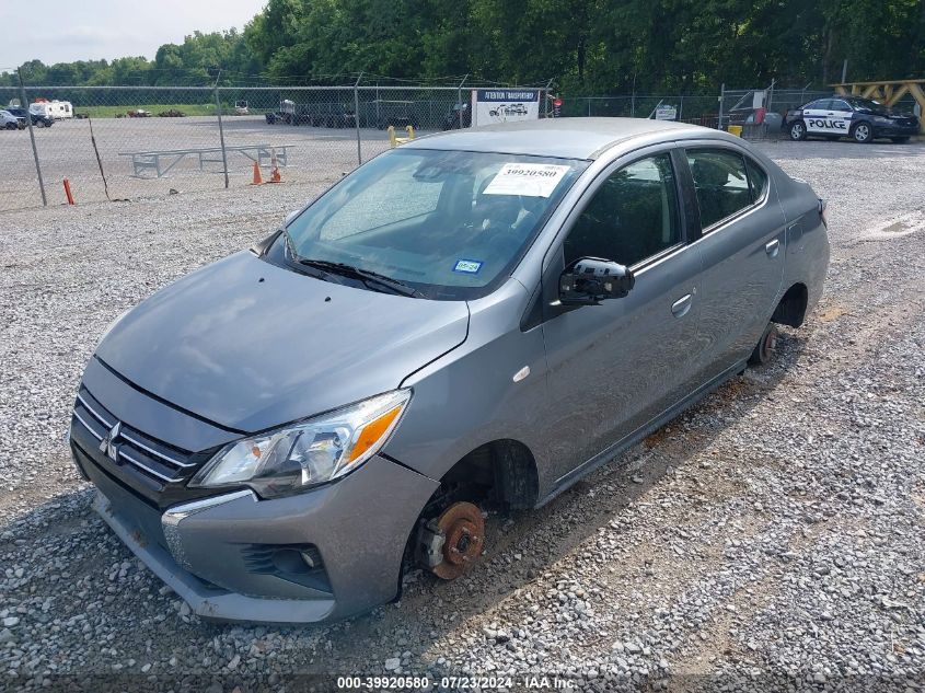 2022 Mitsubishi Mirage G4 Black Edition/Es/Le VIN: ML32FUFJ5NHF06999 Lot: 39920580