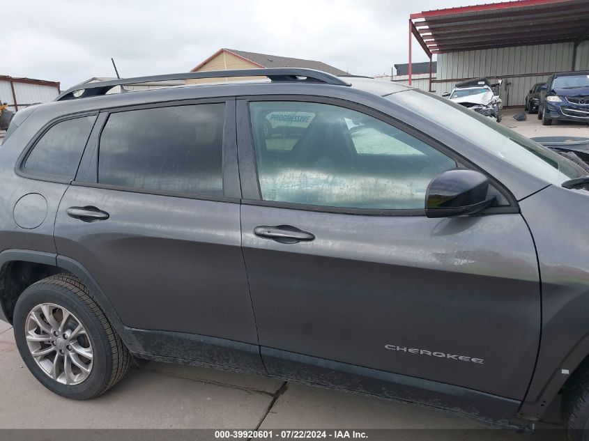 2022 Jeep Cherokee Latitude Lux 4X4 VIN: 1C4PJMMX6ND529723 Lot: 39920601