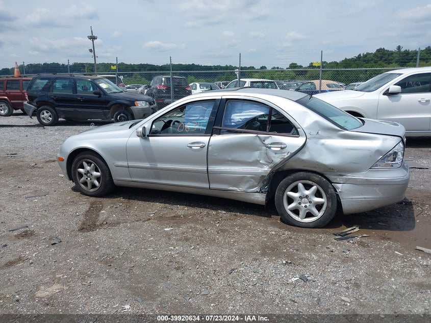 2001 Mercedes-Benz C 320 VIN: WDBRF64J61F045873 Lot: 39920634
