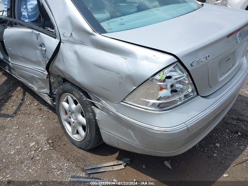 2001 Mercedes-Benz C 320 VIN: WDBRF64J61F045873 Lot: 39920634