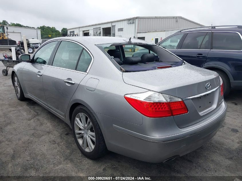 2011 Hyundai Genesis 4.6L VIN: KMHGC4DF7BU126522 Lot: 39920651