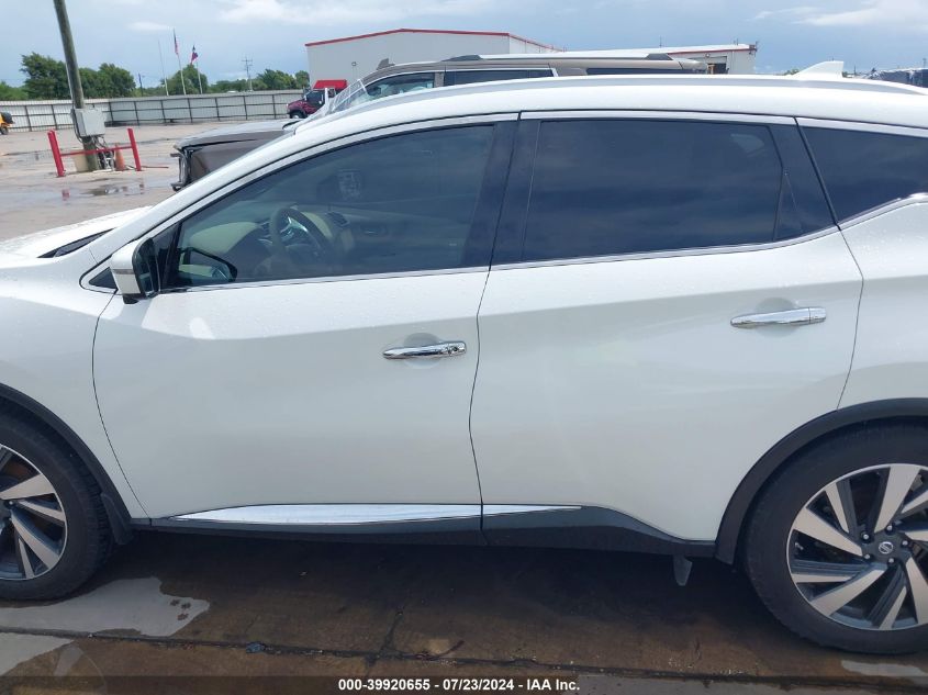 2017 Nissan Murano S/Sl/Sv/Platinum VIN: 5N1AZ2MG4HN102358 Lot: 39920655