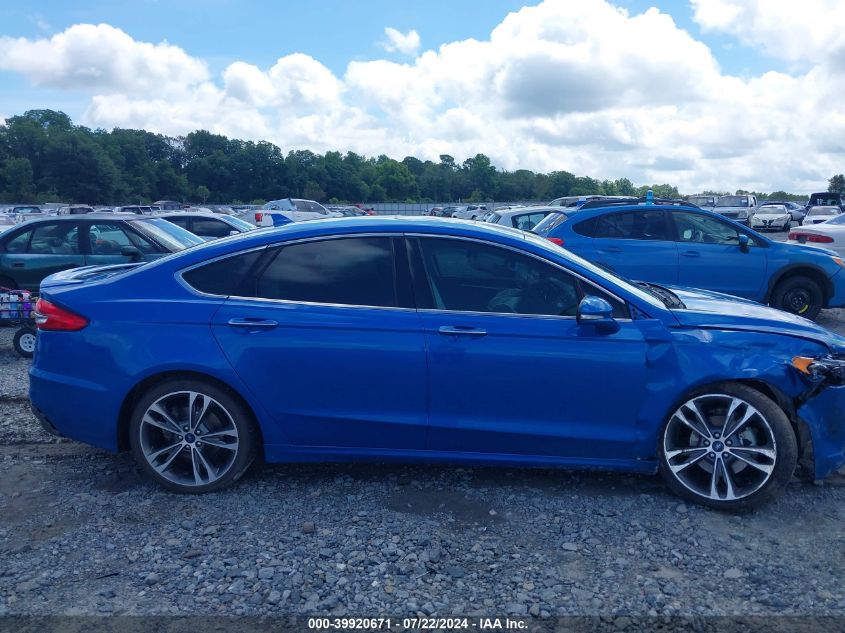 2019 Ford Fusion Titanium VIN: 3FA6P0K93KR246065 Lot: 39920671