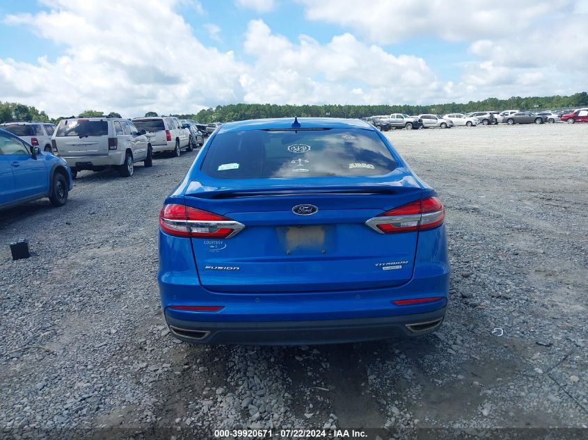 2019 Ford Fusion Titanium VIN: 3FA6P0K93KR246065 Lot: 39920671