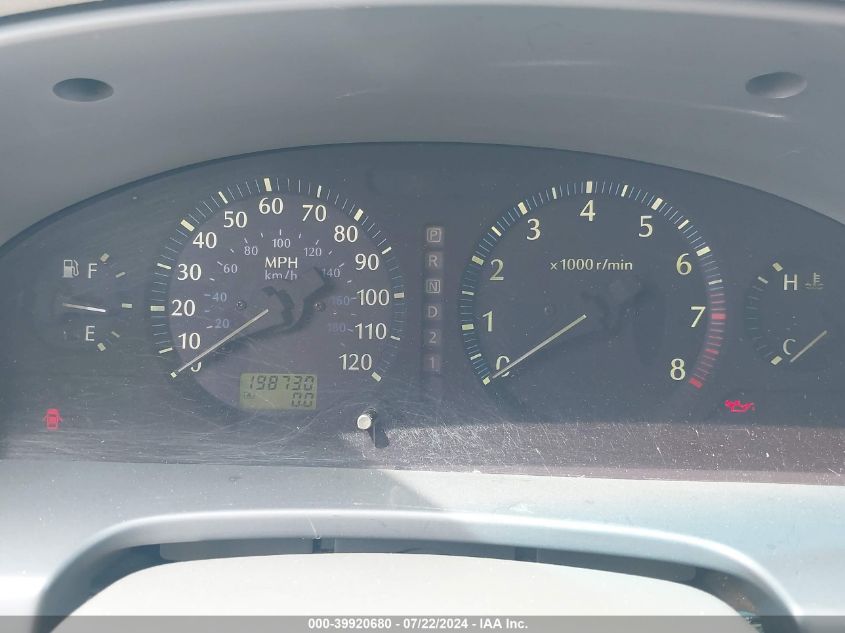 2001 Infiniti Qx4 Luxury VIN: JNRDR09X01W201032 Lot: 39920680