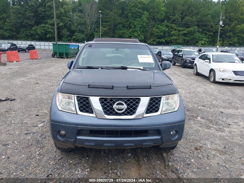 2005 Nissan Pathfinder Le/Se/Xe VIN: 5N1AR18W25C745228 Lot: 39920729