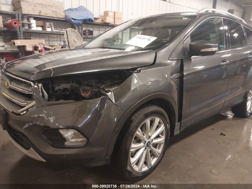 2017 Ford Escape Titanium VIN: 1FMCU9J9XHUC07918 Lot: 39920736