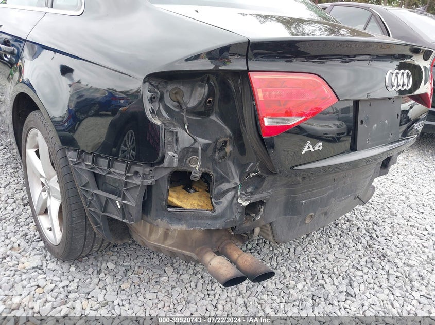 2009 Audi A4 2.0T Premium VIN: WAUMF78K69N036867 Lot: 39920743