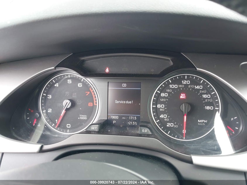 2009 Audi A4 2.0T Premium VIN: WAUMF78K69N036867 Lot: 39920743