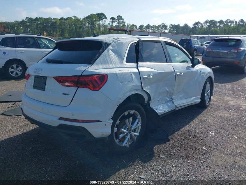 2024 Audi Q3 Premium 45 Tfsi S Line Quattro Tiptronic VIN: WA1DECF31R1092663 Lot: 39920749