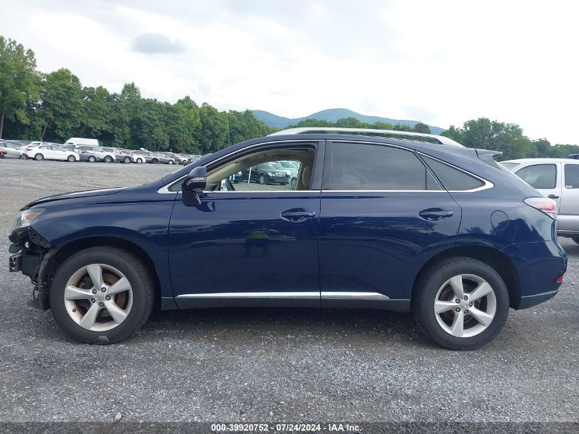 2013 Lexus Rx 350 VIN: 2T2BK1BA6DC214139 Lot: 39920752