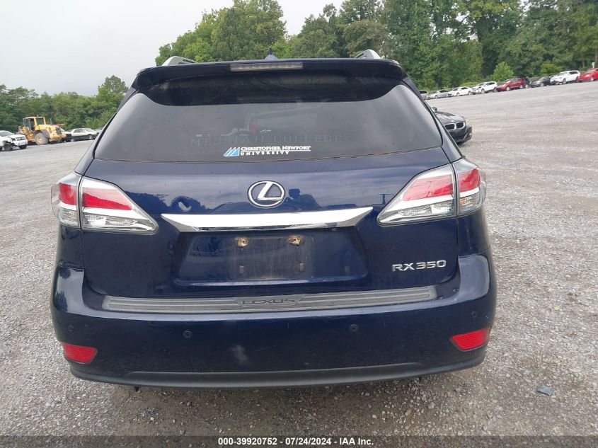 2013 Lexus Rx 350 VIN: 2T2BK1BA6DC214139 Lot: 39920752
