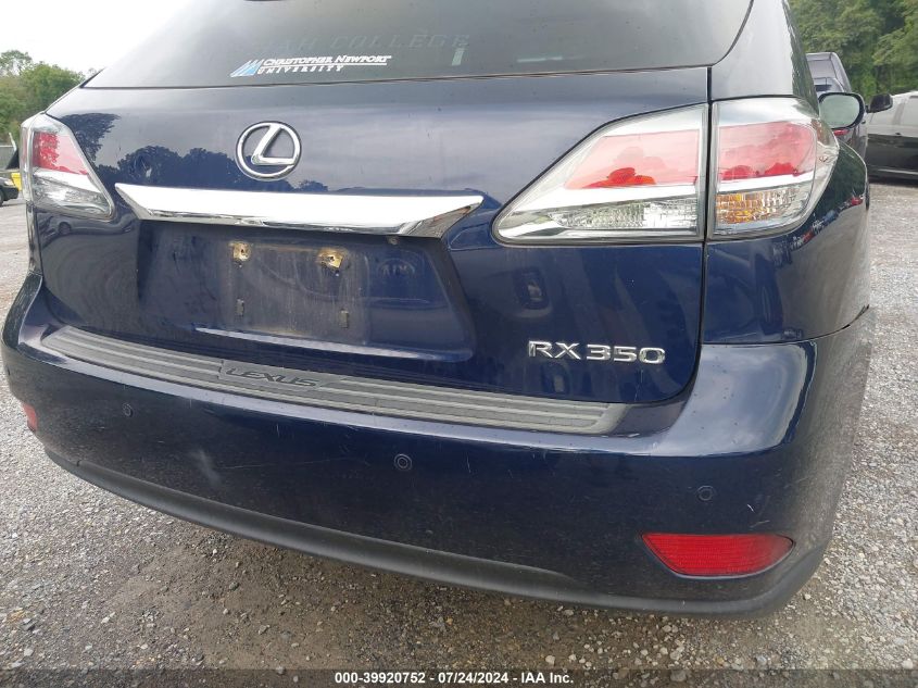 2013 Lexus Rx 350 VIN: 2T2BK1BA6DC214139 Lot: 39920752