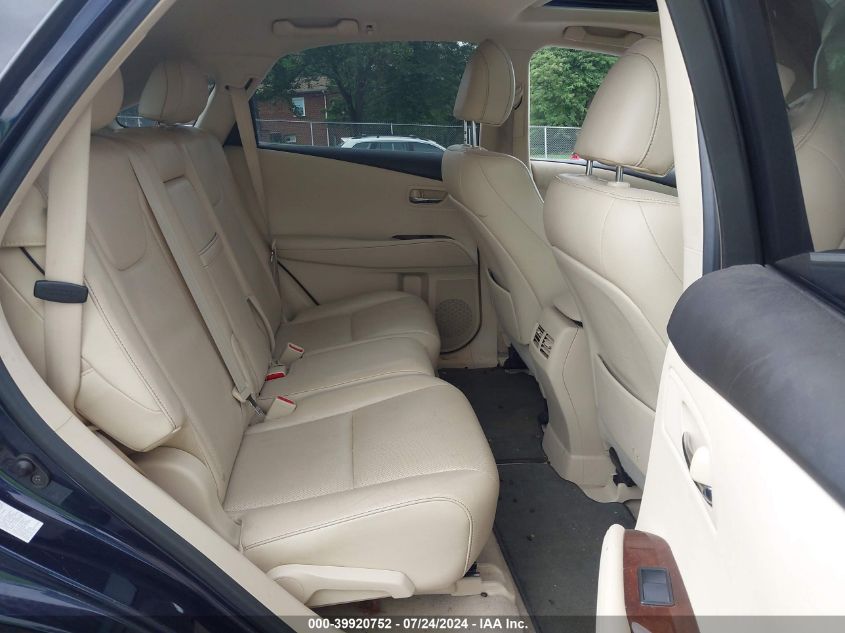 2013 Lexus Rx 350 VIN: 2T2BK1BA6DC214139 Lot: 39920752