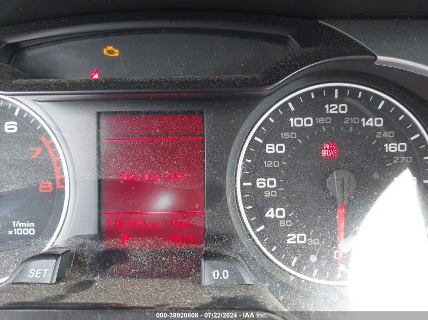 2012 Audi A4 2.0T Premium VIN: WAUFFAFL5CN001617 Lot: 39920808