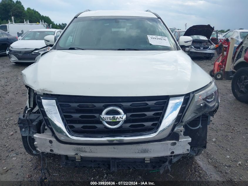 2020 Nissan Pathfinder Sv 2Wd VIN: 5N1DR2BN4LC601020 Lot: 39920836