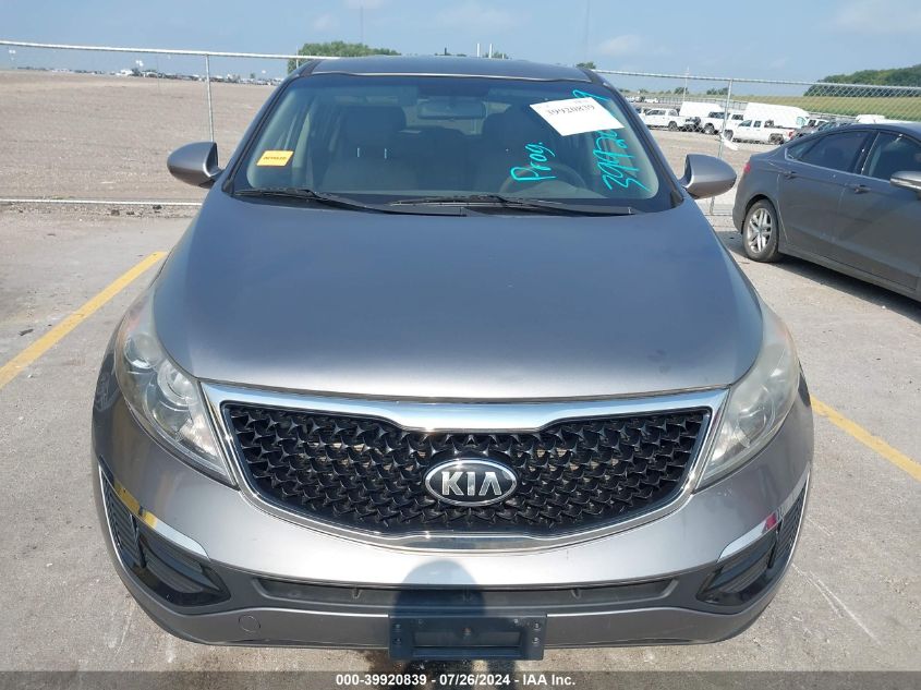 2016 Kia Sportage Lx VIN: KNDPBCAC1G7815439 Lot: 39920839