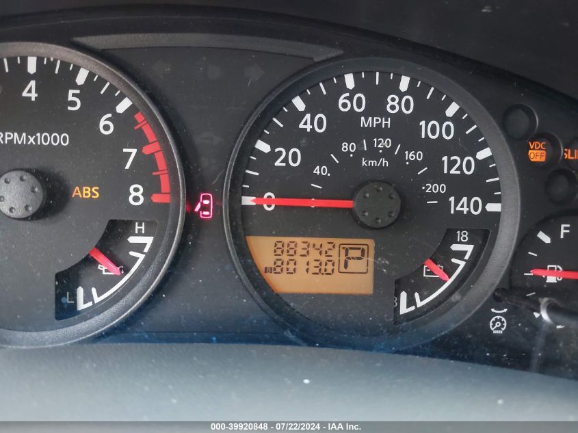 2005 Nissan Xterra S VIN: 5N1AN08W95C643429 Lot: 39920848