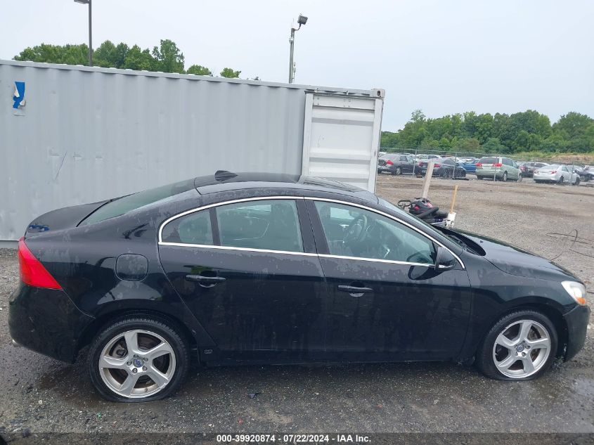 2013 Volvo S60 T5/T5 Platinum/T5 Premier/T5 Premier Plus VIN: YV1612FH4D2190020 Lot: 39920874