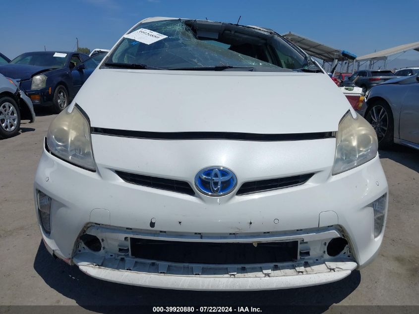 2013 Toyota Prius Three Se VIN: JTDKN3DU9D5613655 Lot: 39920880