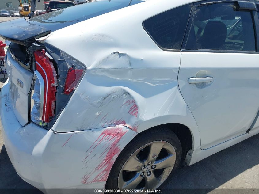 2013 Toyota Prius Three Se VIN: JTDKN3DU9D5613655 Lot: 39920880