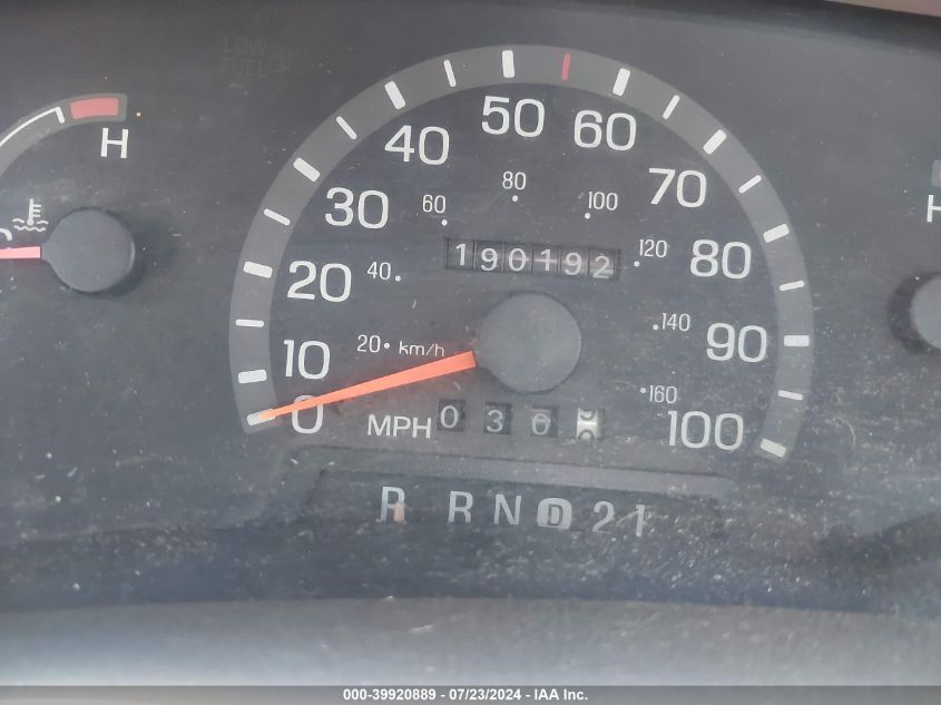 1997 Ford F150 VIN: 1FTDX1865VNA43769 Lot: 39920889