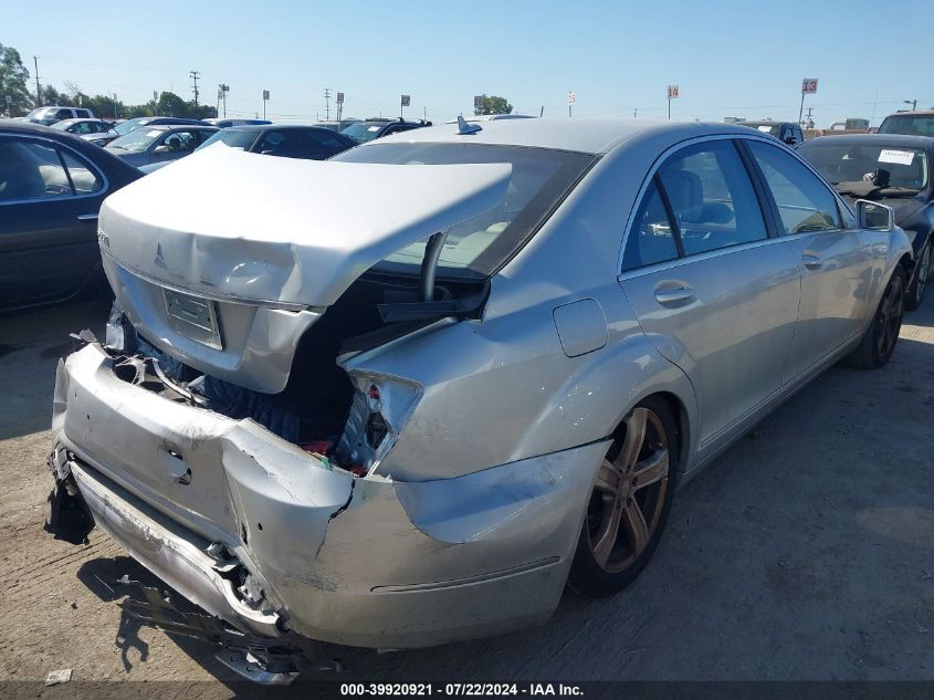 2010 Mercedes-Benz S 550 VIN: WDDNG7BB7AA296693 Lot: 39920921