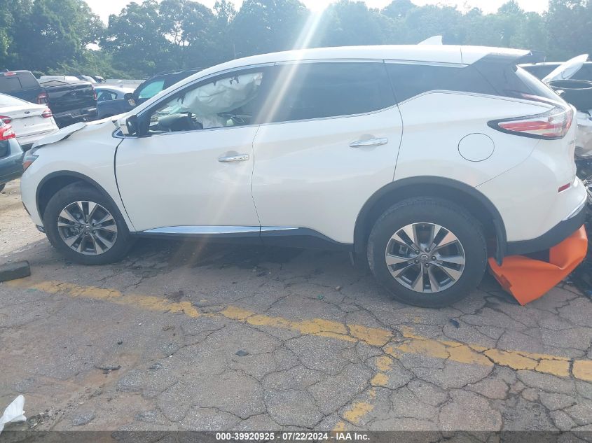 2018 Nissan Murano S VIN: 5N1AZ2MG3JN197453 Lot: 39920925