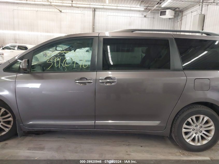 2015 Toyota Sienna Xle 8 Passenger VIN: 5TDYK3DC3FS647484 Lot: 39920946